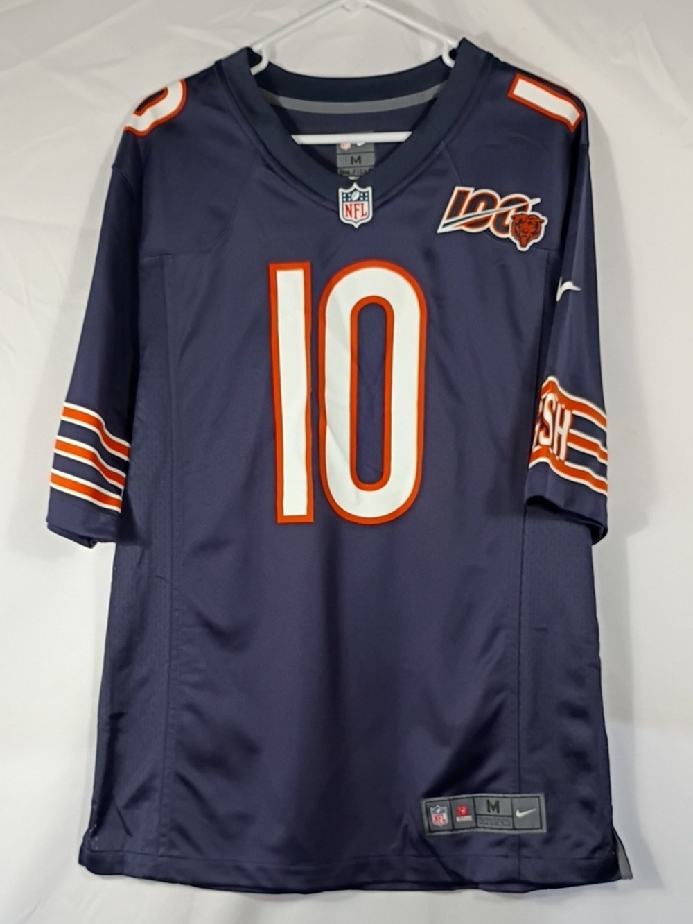 Chicago Bears Mitchell Trubisky 10 Nike Men's Official NFL Player Game Jersey Md